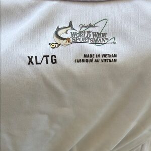 World Wide Sportsman White Shirt XL